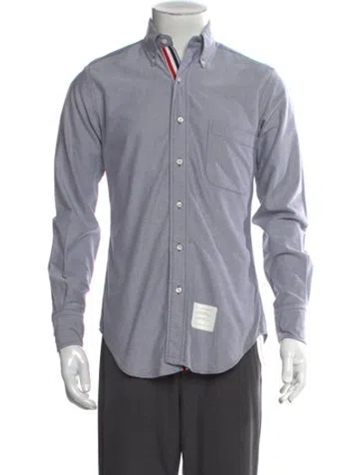 Pre-owned Thom Browne Long Sleeve Shirt In Gray