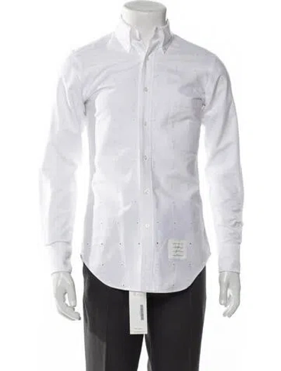 Pre-owned Thom Browne Long Sleeve Shirt In White