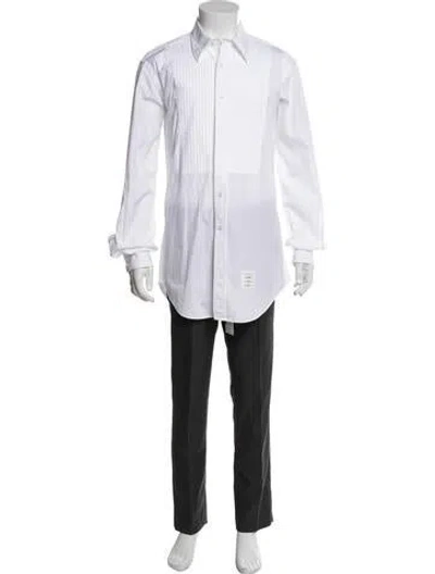 Pre-owned Thom Browne Long Sleeve Shirt In White