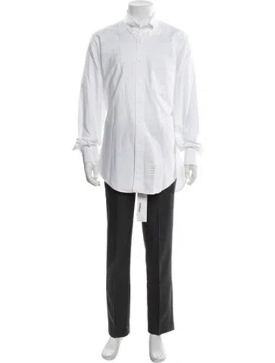 Pre-owned Thom Browne Long Sleeve Shirt In White