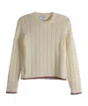 Thom Browne Long-sleeve Sweater In White
