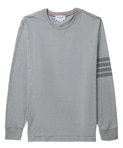 Thom Browne T-shirt 4-bar Rugby In Gray | ModeSens
