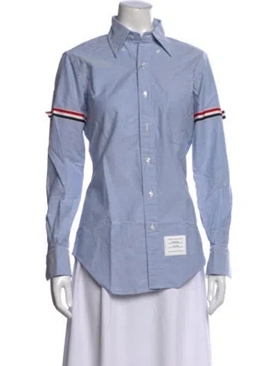 Pre-owned Thom Browne Long Sleeve W/ Tags In Blue
