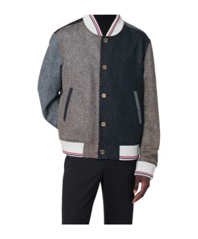THOM BROWNE LONG-SLEEVED CASUAL JACKET