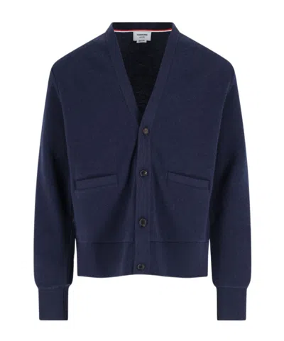 THOM BROWNE THOM BROWNE BUTTON-UP KNIT CARDIGAN