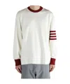 Thom Browne Four-stripe Crew-neck Sweater