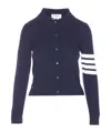 Thom Browne Long-sleeved Sweater In Black