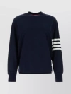 Thom Browne Milano Stitch Jersey With 4 Bars In Black