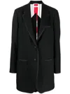 Thom Browne Langer Blazer In Black