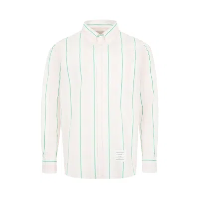 Pre-owned Thom Browne Long-sleeve Straight Fit Shirt 'light Pink' | Men's Size 4