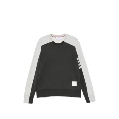 Thom Browne Long-sleeves Sweatshirt In Gray