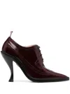Thom Browne Longwing Brogue Pumps In Brown