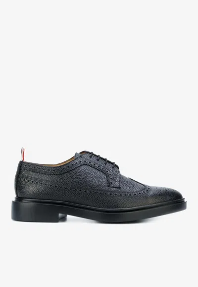 Thom Browne Black Leather Longwing Brogues