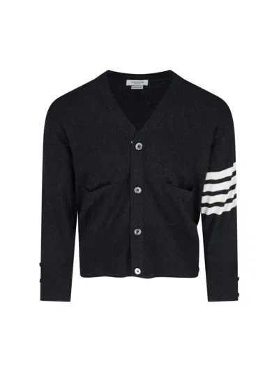 THOM BROWNE LOOPBACK 4-BAR CARDIGAN