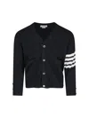 Thom Browne Cardigan In Black