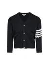 Thom Browne Cardigan In Black