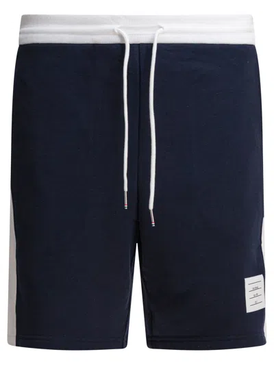 Thom Browne "loopback 4-bar" Short In Blue