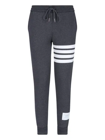 THOM BROWNE LOOPBACK 4-BAR" SWEATPANTS - DARK GREY