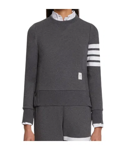 THOM BROWNE THOM BROWNE 4-BAR CREWNECK SWEATSHIRT