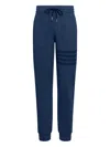 Thom Browne Loopback 4-bar Track Pants In Blue