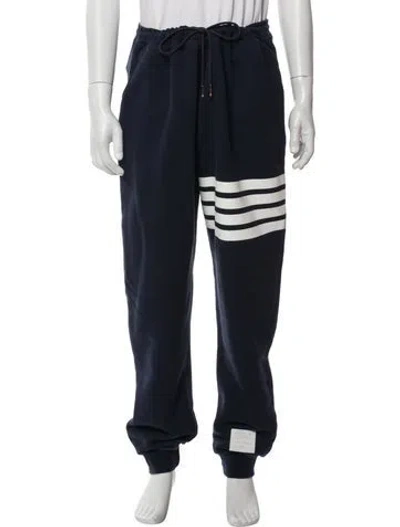 Pre-owned Thom Browne Lounge Bottoms In Blue