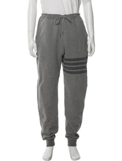 Pre-owned Thom Browne Lounge Bottoms In Gray