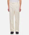 Thom Browne Low Rise Beltloop Cotton Trouser In White