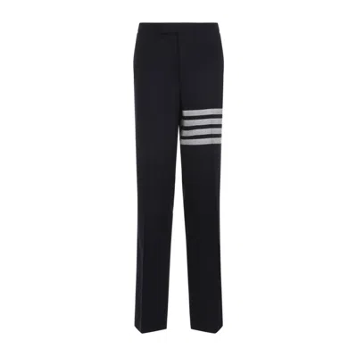 Thom Browne Low Rise Drop Crotch Backstrap Trousers In Black