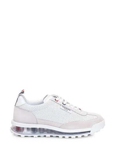 Thom Browne Woman Sneakers White Size 10 Calfskin