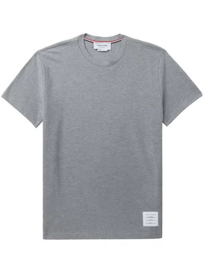 Thom Browne Lt Grey Cotton T-shirts And Polos In Gray