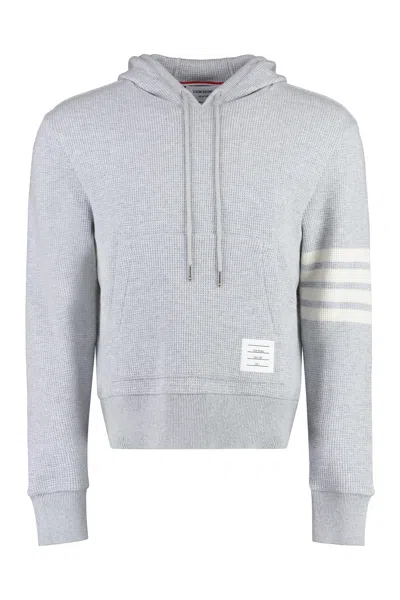 Thom Browne Luxurious Men's Grey Hoodie For Fw22 In Gray