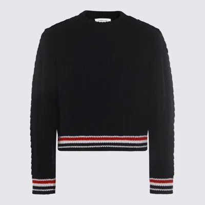 THOM BROWNE THOM BROWNE MAGLIE BLU