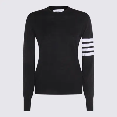 Thom Browne Maglie Blu In Black