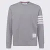 Thom Browne Loopback Jersey Knit 4-bar Crewneck Sweatshirt