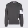 Thom Browne Grey Cotton Sweatshirt