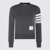 Thom Browne Crewneck Sweatshirt In Gray