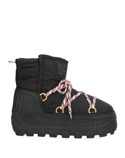 Thom Browne Man Ankle Boots Black Size 9 Nylon