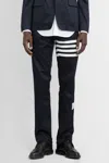 Thom Browne Man Black Trousers In Black