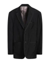 Thom Browne Man Blazer Black Size 2 Textile Fibers In Black