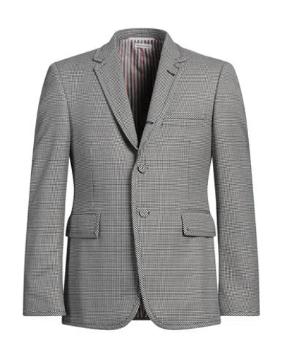 Thom Browne Man Blazer Black Size 4 Wool
