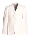 Thom Browne Man Blazer Blush Size 4 Cotton In Pink
