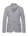 Thom Browne Man Blazer Grey Size 3 Cotton In Grey