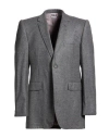 Thom Browne Man Blazer Grey Size 3 Virgin Wool In Gray