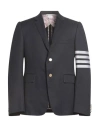 Thom Browne Man Blazer Midnight Blue Size 0 Cotton