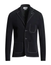 Thom Browne Single-breasted Cotton Blazer In Blue