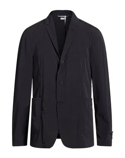 Thom Browne Man Blazer Navy Size 1 Nylon In Blue