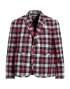 Thom Browne Checked Wool-blend Twill Blazer In Purple