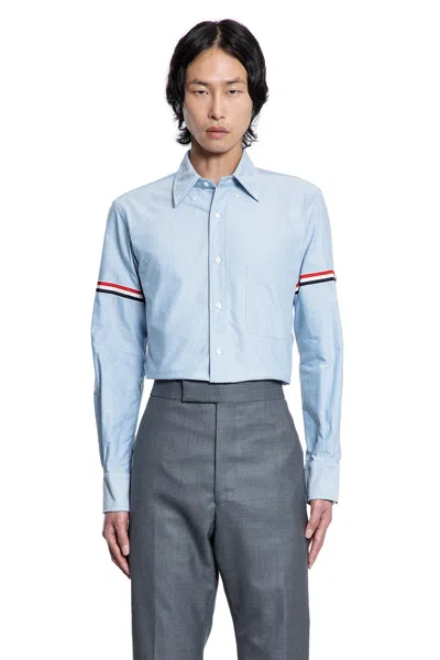 Thom Browne Man Blue Shirts