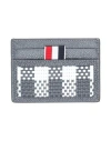 Thom Browne Man Cardholder Grey Size - Calfskin