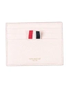 Thom Browne Man Cardholder Light Pink Size - Leather
